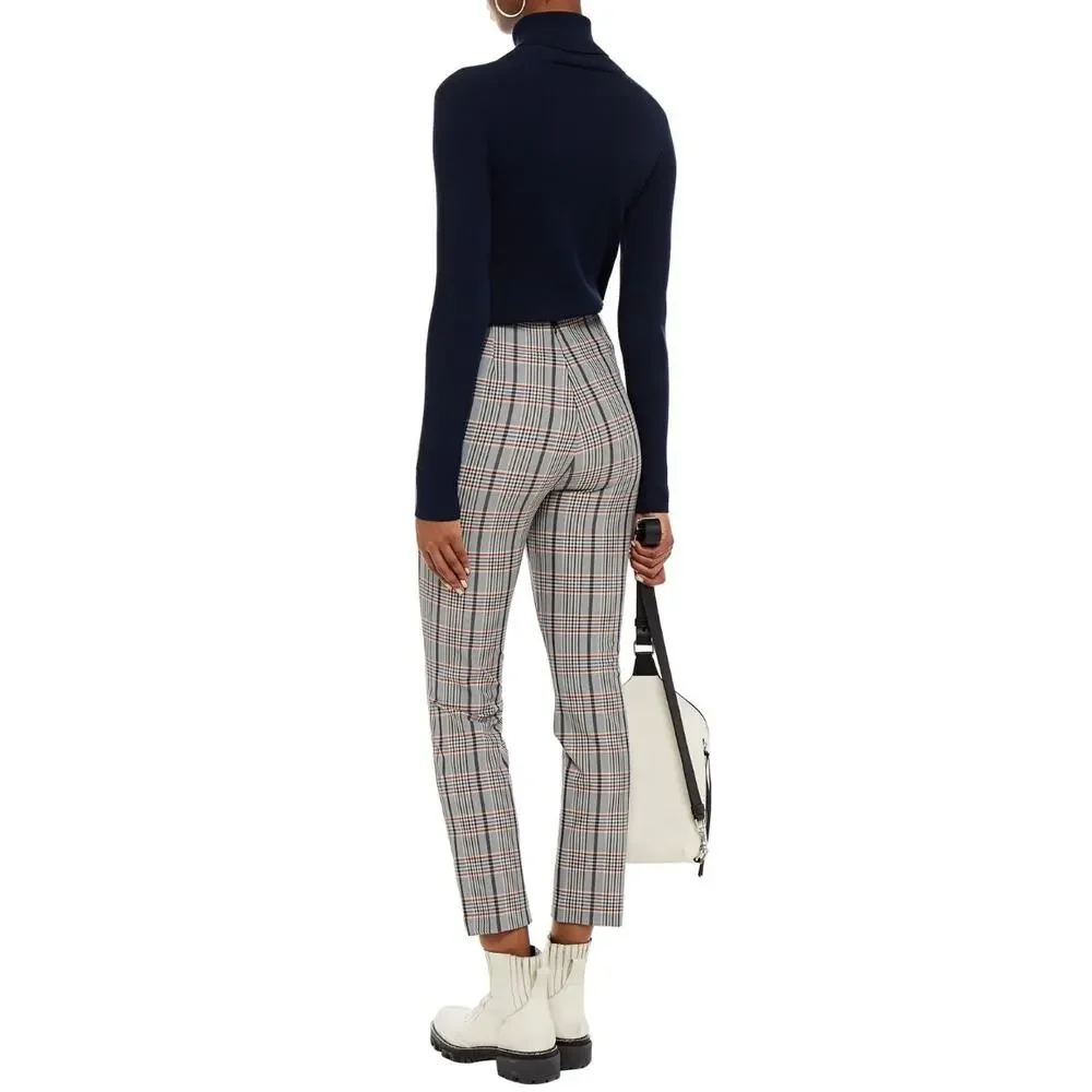Rag & Bone Simone Checked Plaid Woven Stretch Skinny Pants Women's Size 2